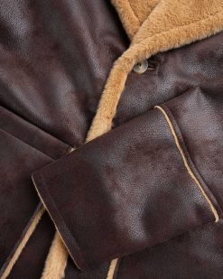 Séfr Veste Sheridan Faux Shearling Marron | Vetements D'Exterieur