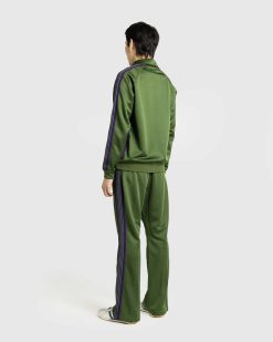 Needles Veste De Survetement Poly Smooth Vert Ivy | Vetements D'Exterieur