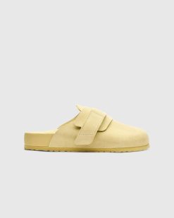 Birkenstock Shearling Nagoya Paille/Jaune Pale | Des Sandales