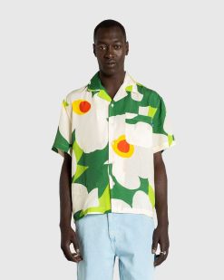 Awake NY Chemise Camp Florale Vert | Chemises