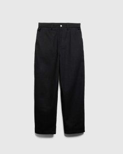 Highsnobiety HS05 Pantalon Plisse En Coton Noir | Pantalon