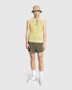 Wales Bonner Power Shorts Olive/Marron Fonce | Shorts