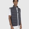 Adidas Gilet Rembourre Noir/Blanc | Vetements D'Exterieur