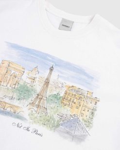 Highsnobiety Pas A Paris 5 T-Shirt Blanc Casse | T-Shirts