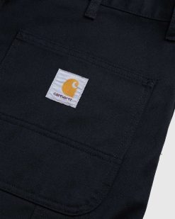 Carhartt WIP Pantalon Double Genou Noir/Rince | Pantalon