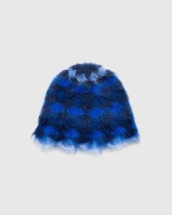 SSU Chapeau Bob Coquillage Mohair Brosse Bleu Merlin | Chapeaux