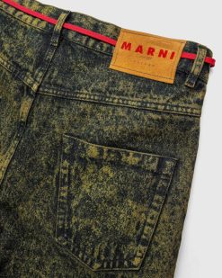 Marni Pantalon A Cordon Vert Feuille | Pantalon