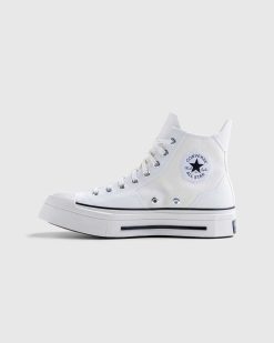 Converse Chuck 70 De Luxe Squared Hi Egret/Noir/Aigrette | Baskets