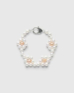 Hatton Labs Bracelet Perle Marguerite Blanc | Bijoux