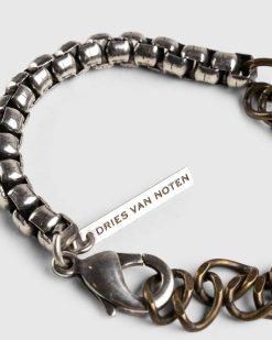 Dries van Noten Bracelet Chaine Argent/Laiton | Bijoux