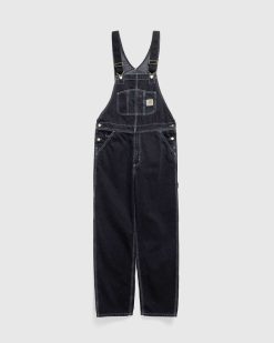 Carhartt WIP Salopette Noir/Stone Washed | Pantalon