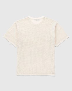 Highsnobiety T-Shirt Maille Coton Beige | T-Shirts