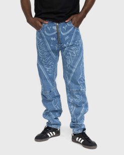 GmbH Pantalon En Denim Fatin Indigo Avec Imprime | Pantalon