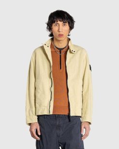 Stone Island Veste Nylon-Tc Beige Naturel | Vetements D'Exterieur