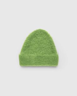 Acne Studios Bonnet Cotele Vert Poire | Accessoires D'Hiver