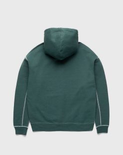 Highsnobiety Sweat A Capuche Teint En Piece Vert | Sueurs