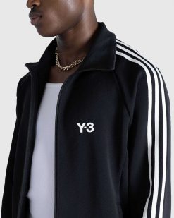 Y-3 Haut De Survetement A 3 Bandes Noir/Blanc | Vetements D'Exterieur