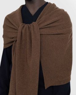 Lemaire Echarpe Wrap Marron Dore | Accessoires D'Hiver