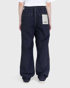 Highsnobiety Pantalon Surpiqures Contrastees Marine | Pantalon