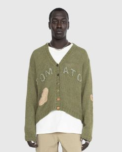 Story mfg. Cardigan Twinsun Olive Toms | Tricots