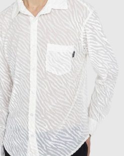 Noon Goons Chemise Tijuana Tigre Blanc | Chemises