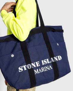 Stone Island Sac De Plage Marina Bleu Royal | Sacs