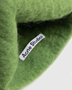 Acne Studios Bonnet Cotele Vert Poire | Accessoires D'Hiver