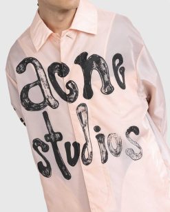 Acne Studios Trench Pliable Rose | Vetements D'Exterieur