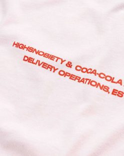 Highsnobiety T-Shirt Manches Courtes Rose | T-Shirts