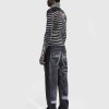 Jean Paul Gaultier Denim Trompe L'Oeil Jeans Noir/Gris | Pantalon