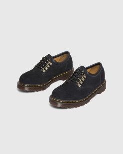 Dr. Martens 8053 Daim A Poils Longs Noir | Chaussures