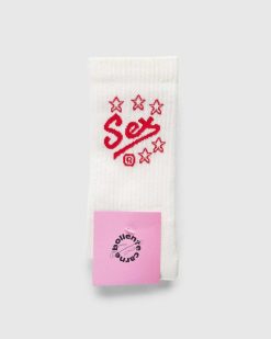 Carne Bollente Chaussettes Sexuelles Blanches | Chaussettes