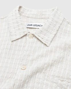 Our Legacy Box Chemise A Manches Courtes Light Authentic Seersucker | Chemises