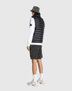 Stone Island Gilet En Duvet Veritable Noir | Vetements D'Exterieur