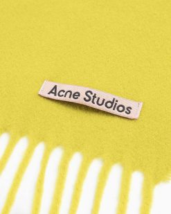 Acne Studios Echarpe Fine En Laine A Franges | Accessoires D'Hiver