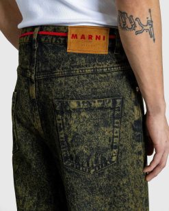 Marni Pantalon A Cordon Vert Feuille | Pantalon