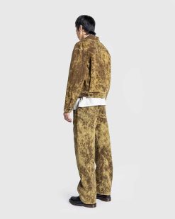 Lemaire Pantalon Ceinture Torsade Denim Acid Snow Bronze | Pantalon