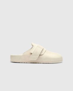 Birkenstock Shearling Nagoya Poudre/Blanc Casse | Des Sandales