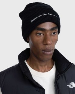 Stockholm Surfboard Club Bonnet Mossa Noir | Accessoires D'Hiver