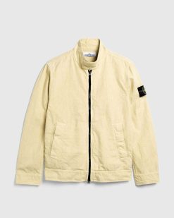 Stone Island Veste Nylon-Tc Beige Naturel | Vetements D'Exterieur