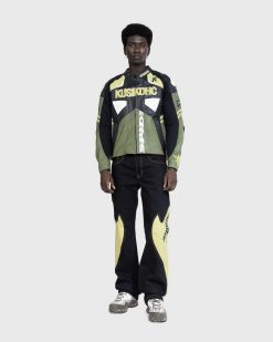 KUSIKOHC Veste Spidi Rider Noir/Vert Fonce | Vetements D'Exterieur