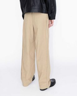 Highsnobiety HS05 Pantalon Elastique Passepoil Inverse Beige | Pantalon