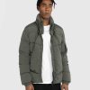 C.P. Company Veste Rembourree En Nylon Olive Night | Vetements D'Exterieur