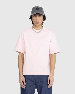 Acne Studios T-Shirt Logo Rose Pale | T-Shirts