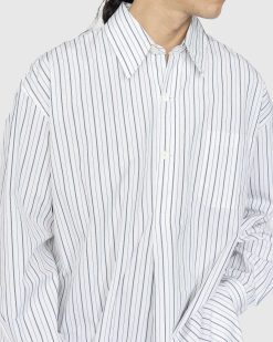 Our Legacy Chemise Popover Olympic Rayure Blanche | Chemises