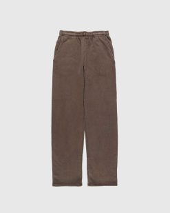 Entire Studios Pantalon De Survetement A Jambe Droite Marron | Pantalon