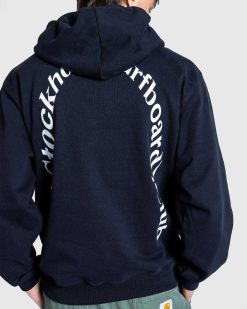 Stockholm Surfboard Club Sweat A Capuche Bjorn Logo Noir | Sueurs