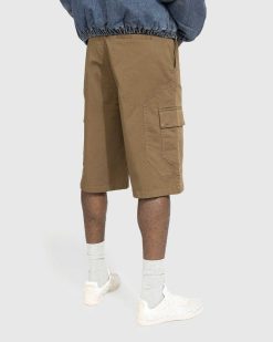 Trussardi Pantalon Short Gabardine Teint En Piece | Shorts