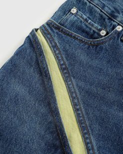 Y/Project Evergreen Jean Decoupe Evergreen Vintage Bleu | Pantalon