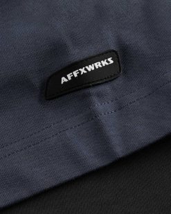 AFFXWRKS T-Shirt A Manches Doubles Bleu Sourd | T-Shirts